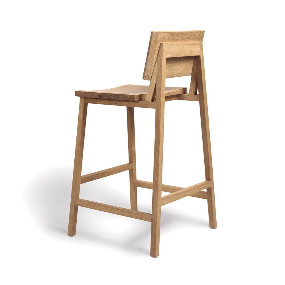 Ethnicraft - Tabouret Counter N3 - chêne huilé - H 70/92