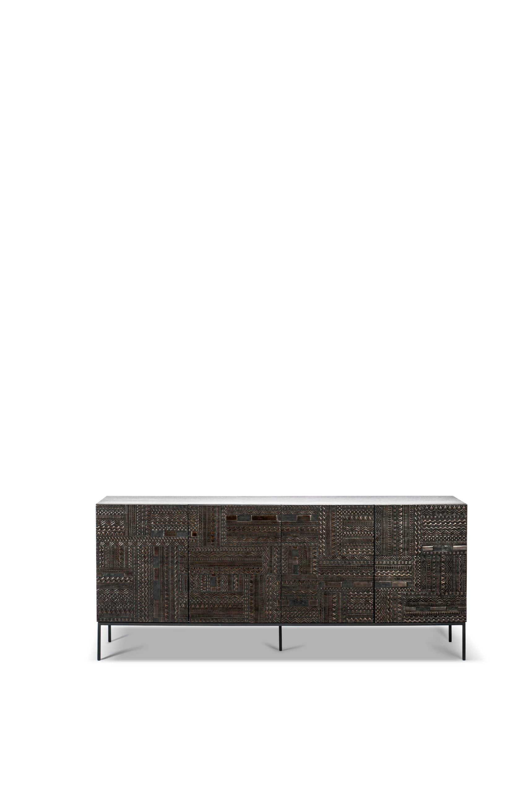 Ethnicraft - Buffet Tabwa - Teck - L.200 X 45 x H.85 (4 portes)