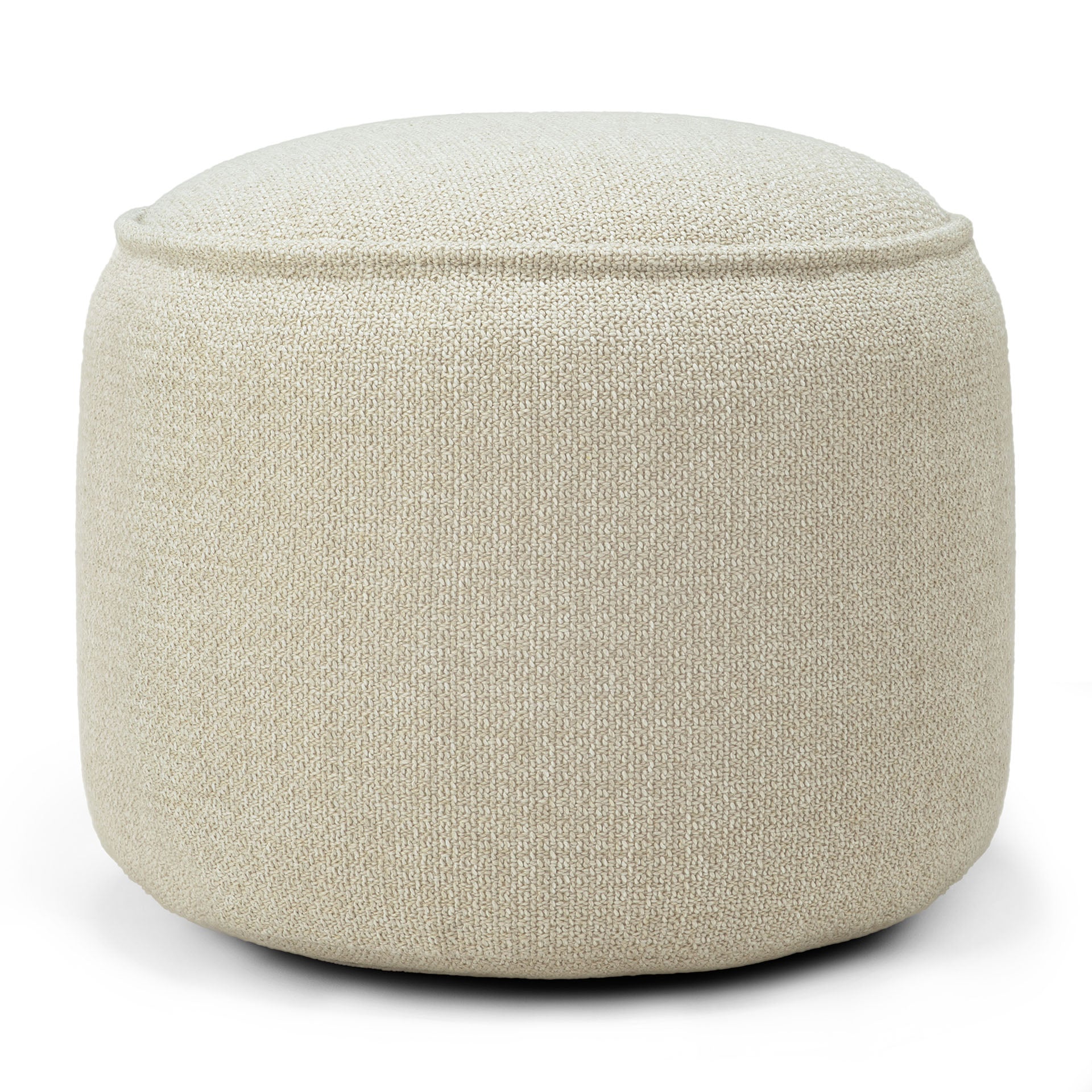 Ethnicraft - Outdoor - Pouf Donut - Coloris Natural, Mocha ou Marsala - diamètre 50 x H 40