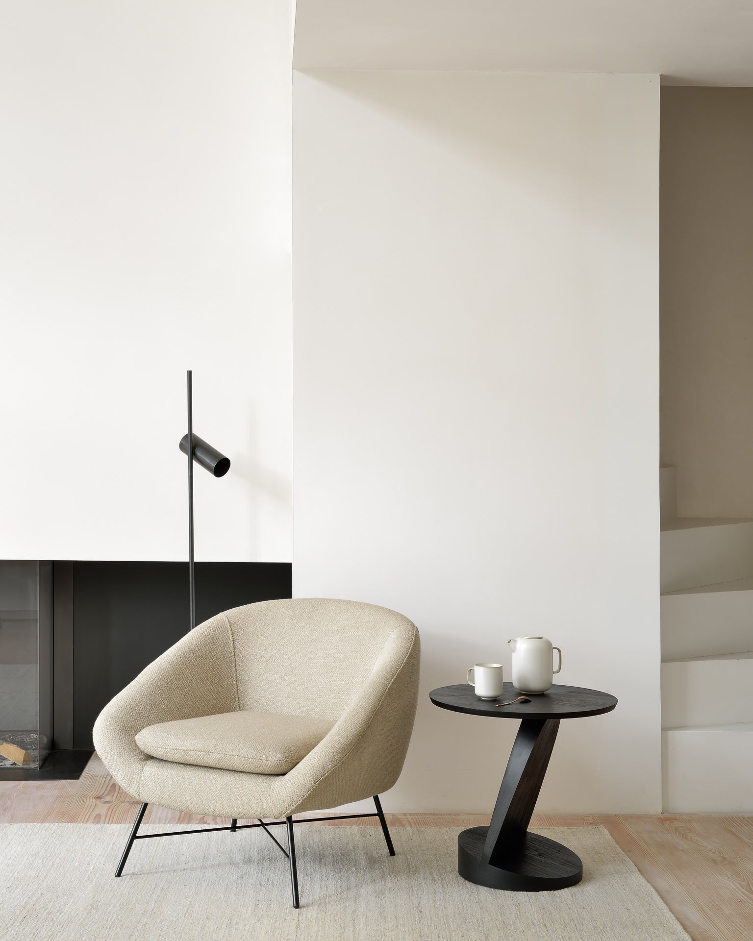 Ethnicraft - Fauteuil Barrow – Off White