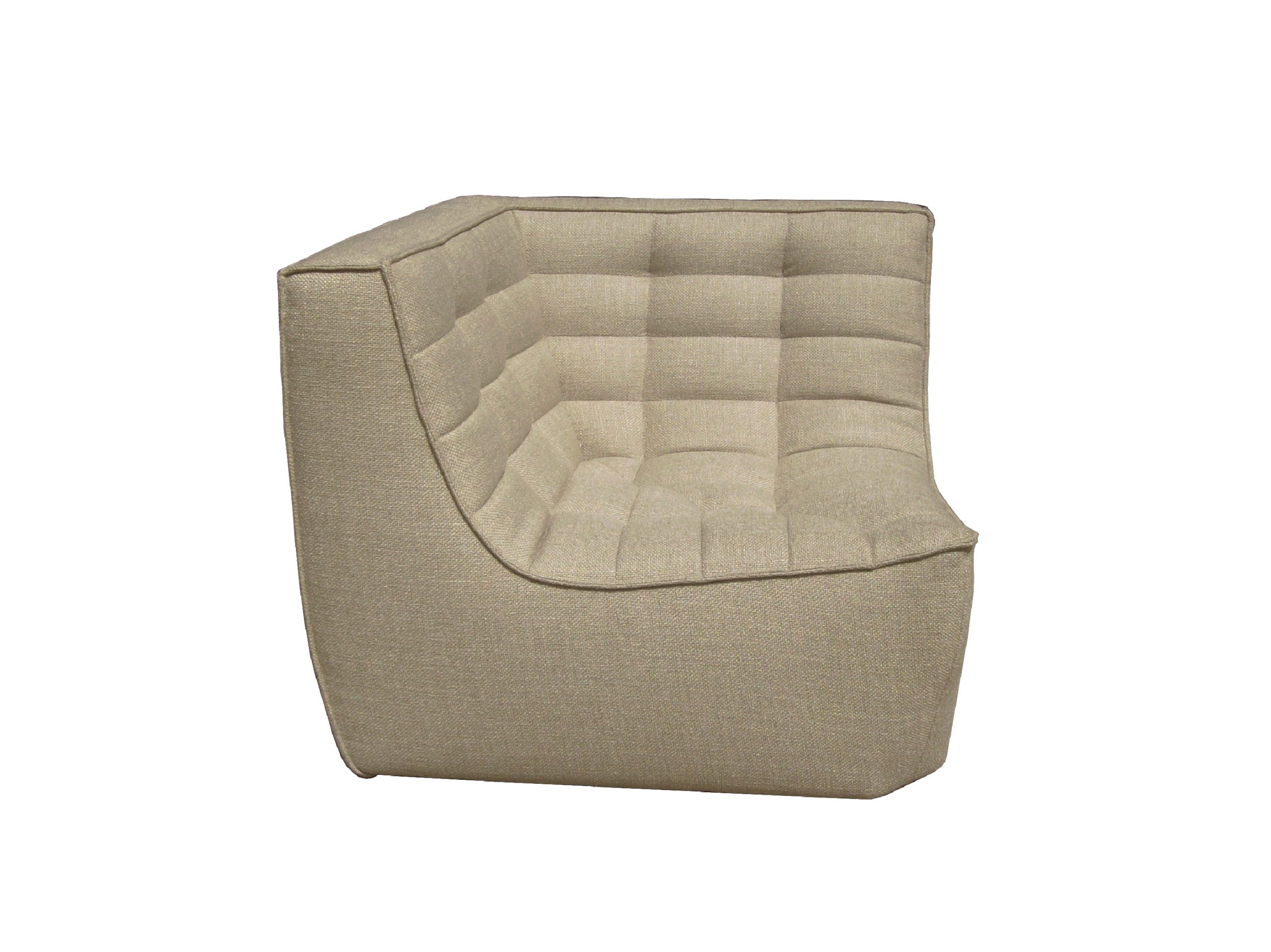 Ethnicraft - Canapé de coin N701 - beige foncé