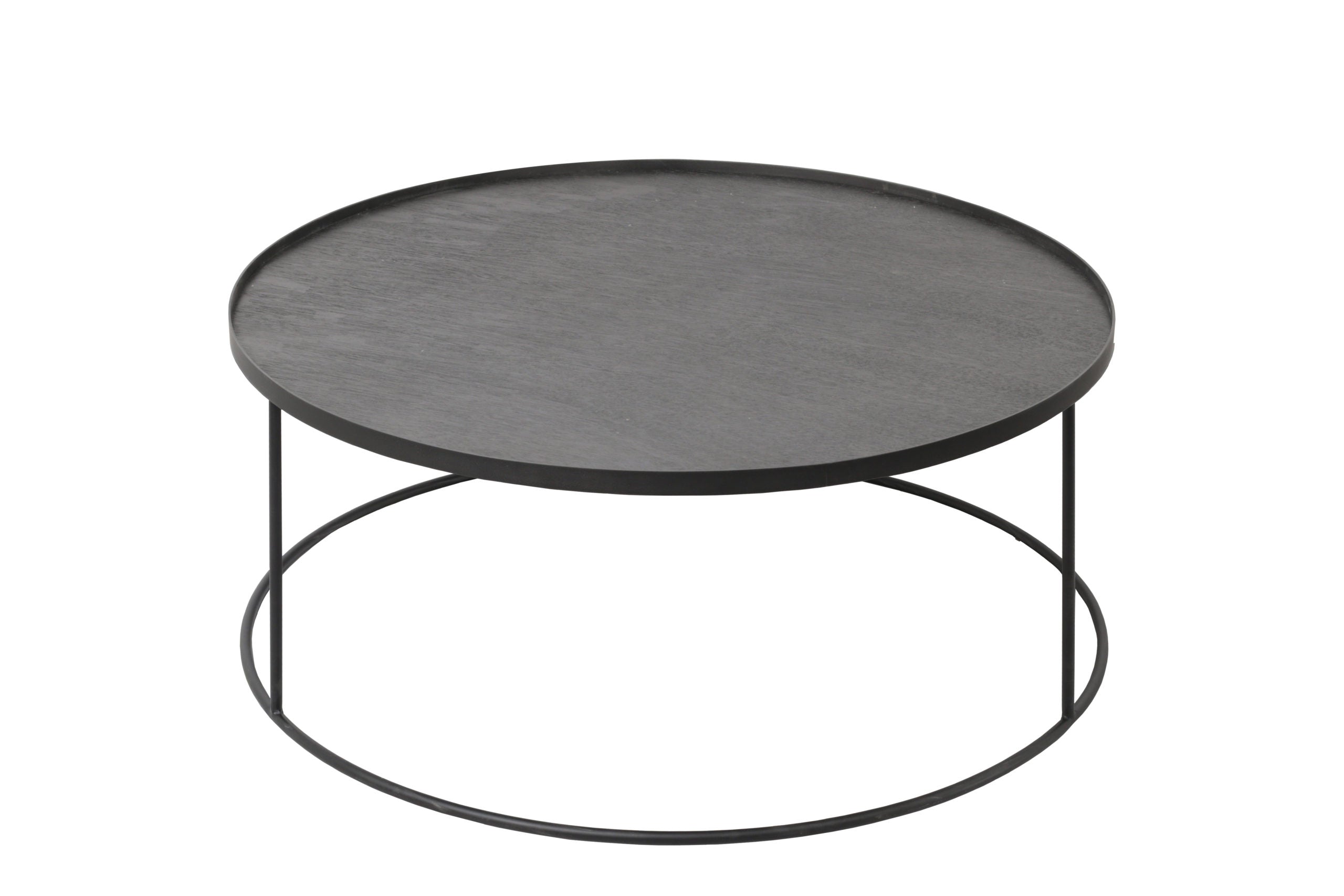 Ethnicraft - Table basse à plateau - XL - Diamètre 92