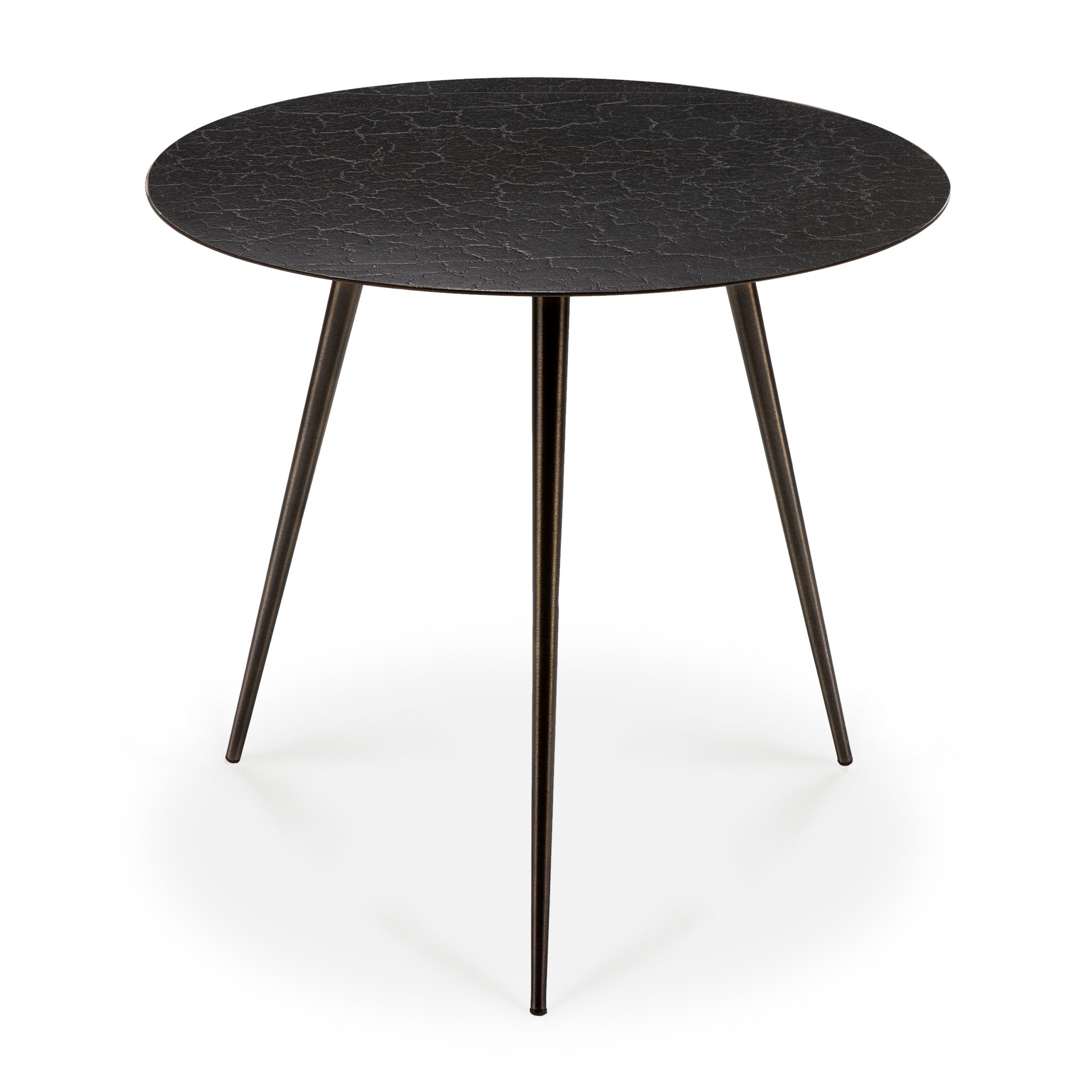 Ethnicraft - Table basse Luna - Lava - Whisky - diamètre 50 x H45