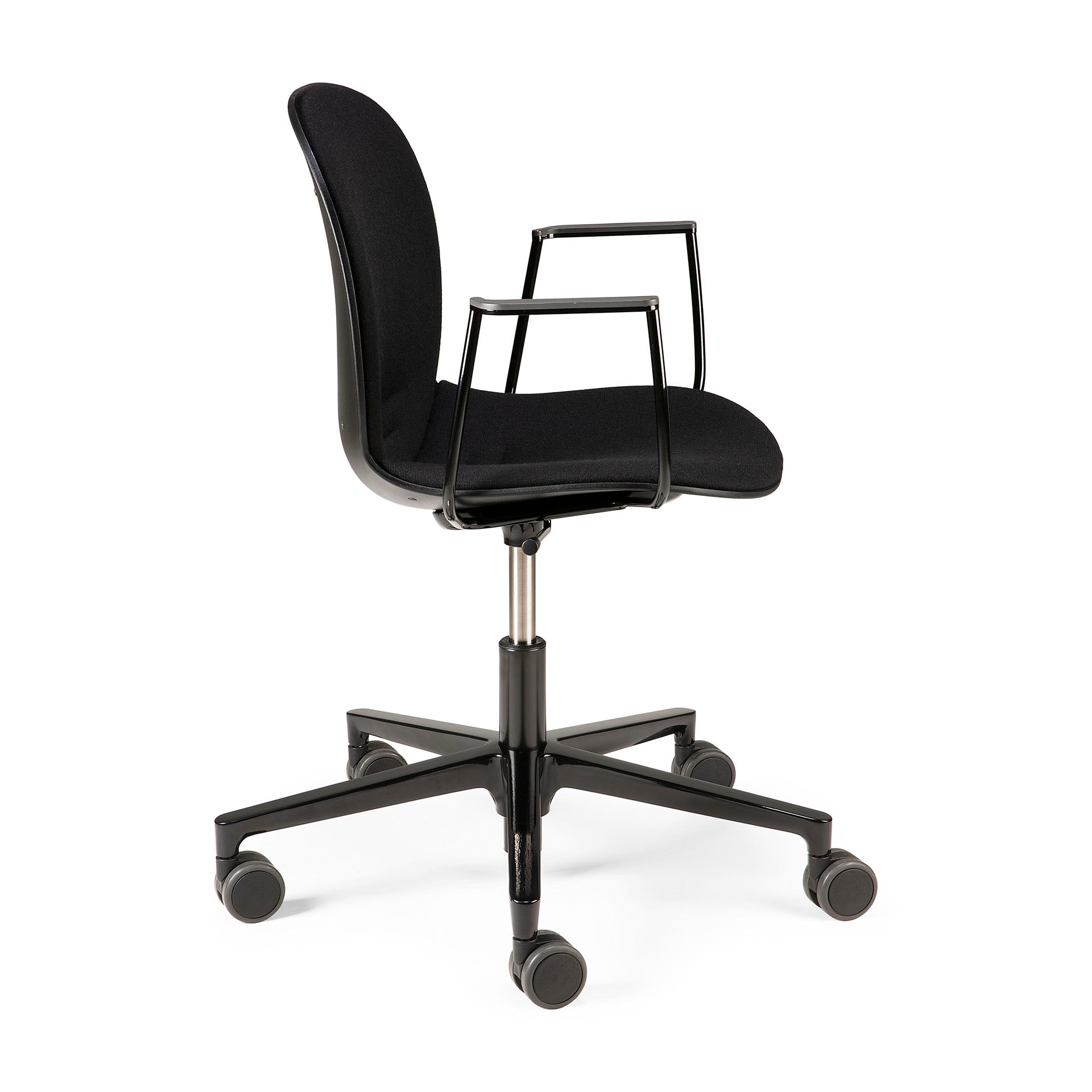 Ethnicraft - Chaise de bureau RBM Noor - avec accoudoirs - black ou Grey