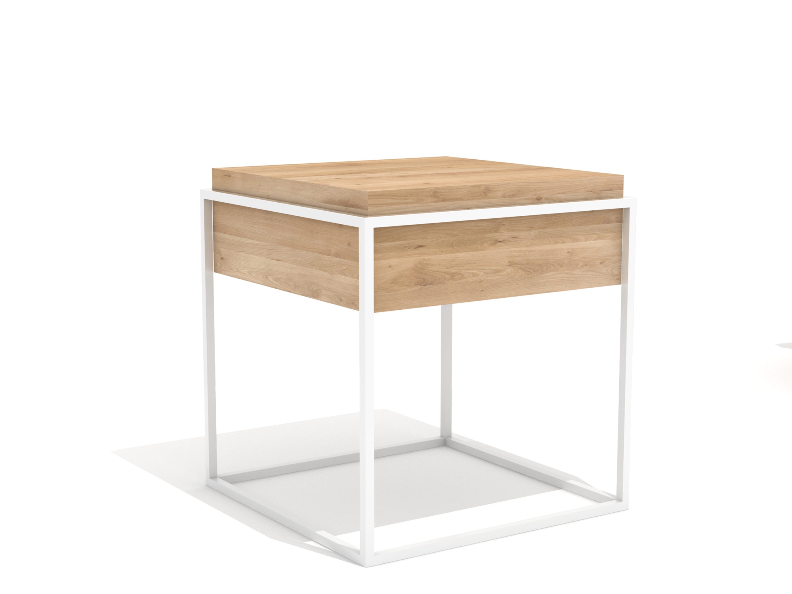 Ethnicraft - Table d'appoint Monolit - Chêne massif