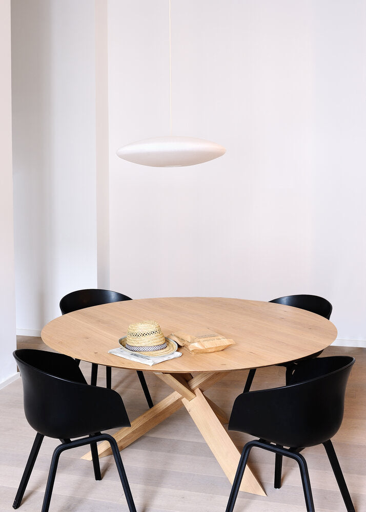 Ethnicraft - Table Circle - Chêne massif - D.136 x H76