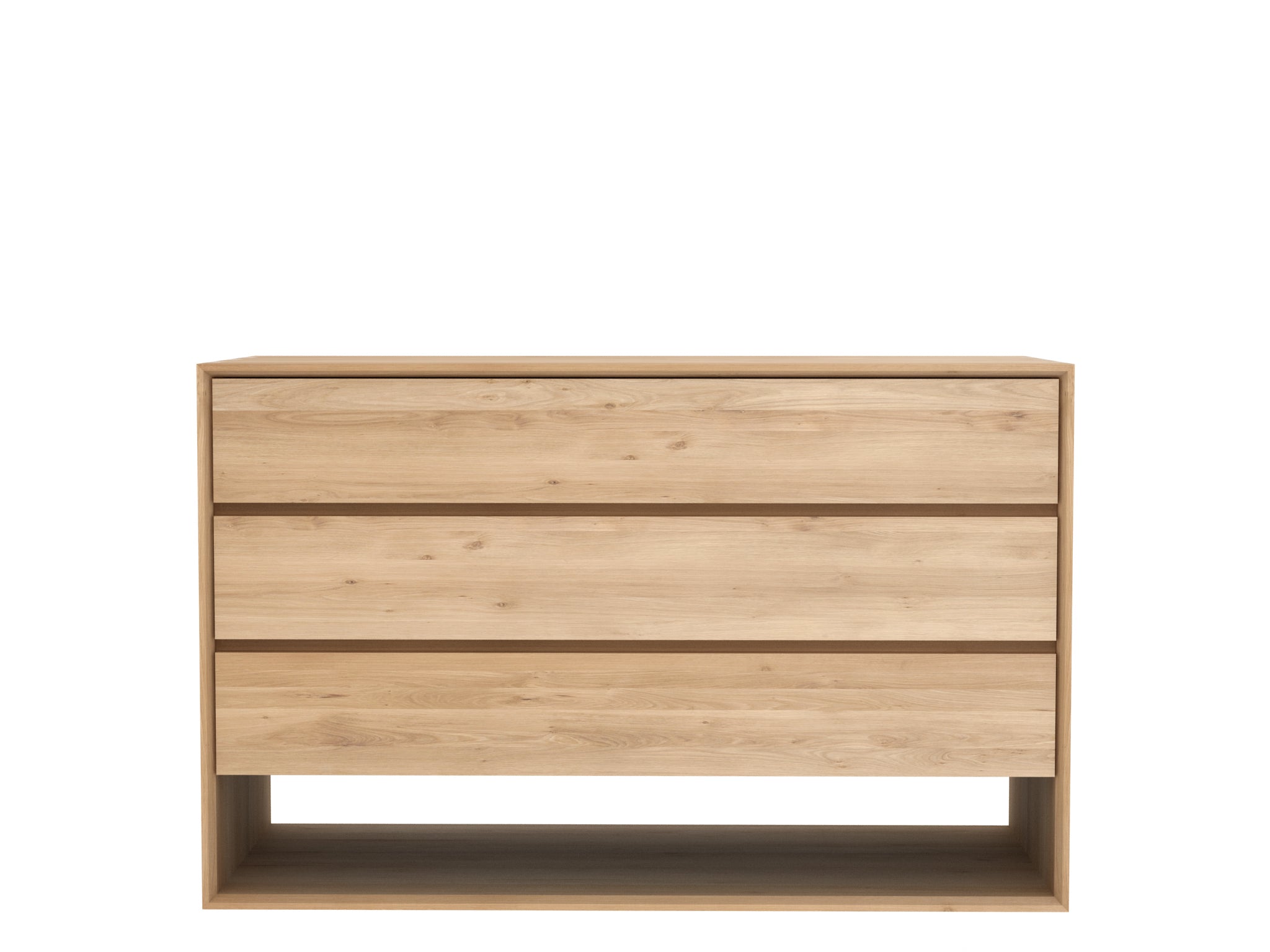 Ethnicraft - Commode Nordic - Chêne massif - 3 tiroirs