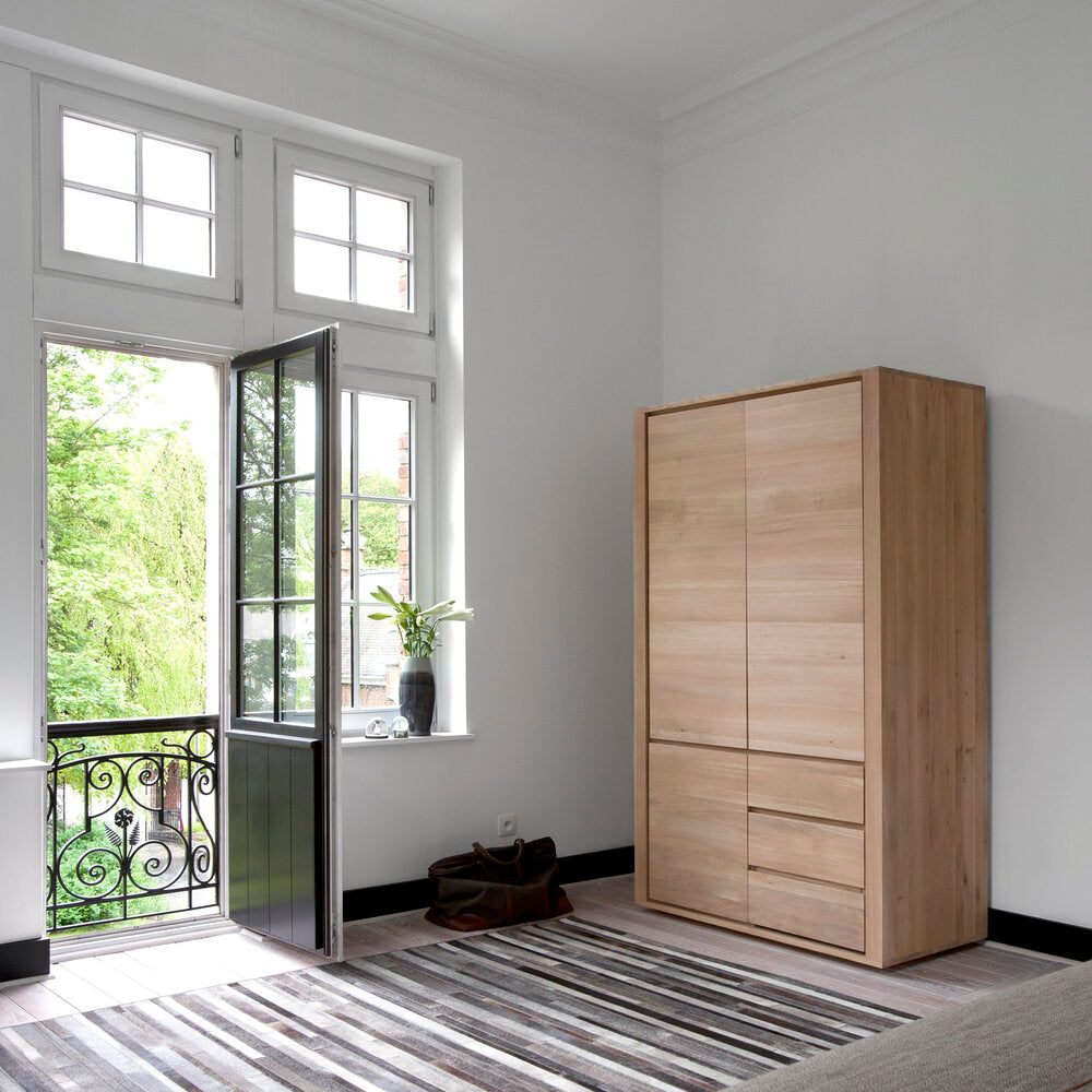 Ethnicraft - Penderie Shadow - Chêne massif - 115 x 60 x H200