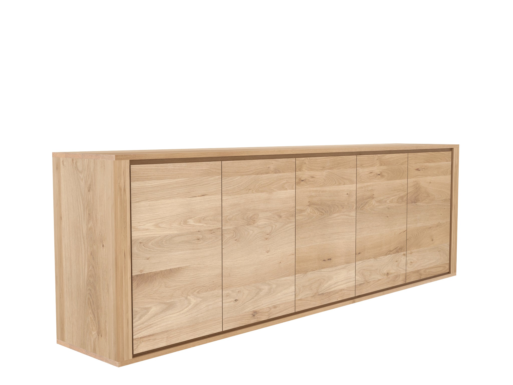 Ethnicraft - Buffet Shadow - Chêne massif - L.250 X 45 x H.84 (5 portes)