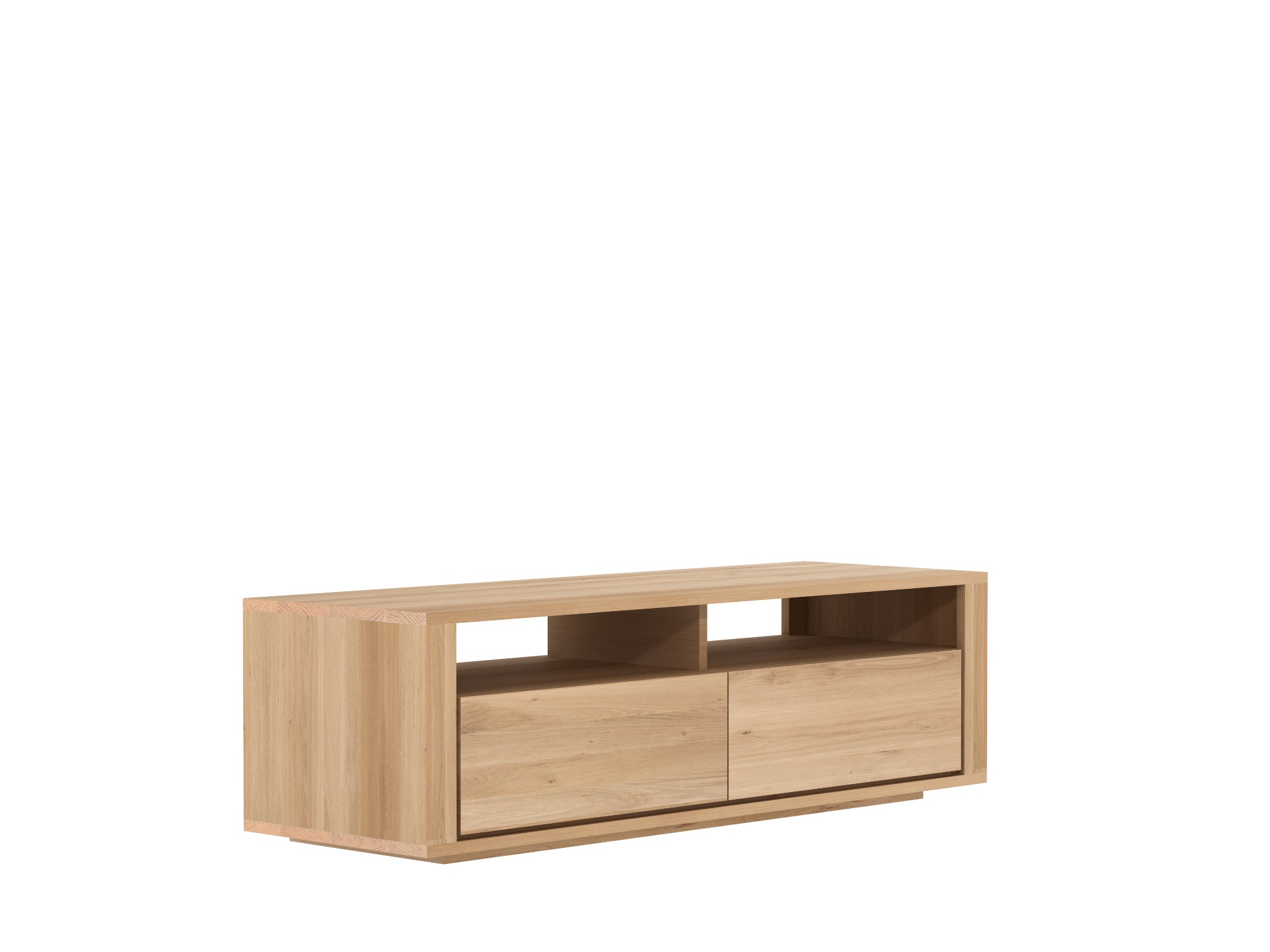 Ethnicraft - Meuble TV Shadow - Chêne massif - 210 X 46 X H42