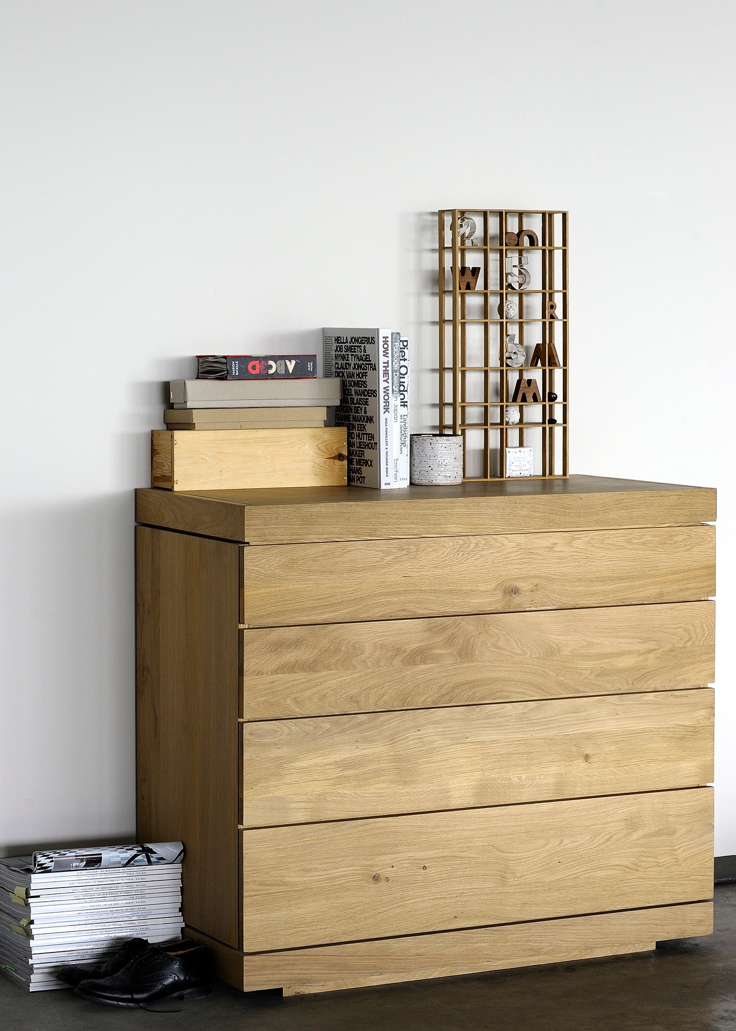 Ethnicraft - Commode Burger - Chêne massif - 4 portes