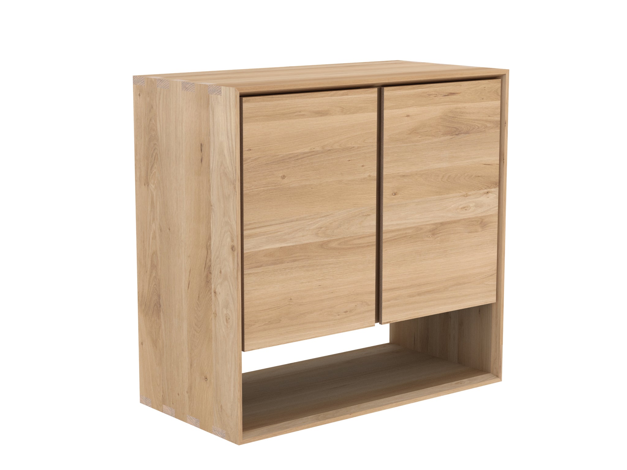 Ethnicraft - Buffet Nordic - Chêne massif - Deux portes - L.80 x 40 x H.78