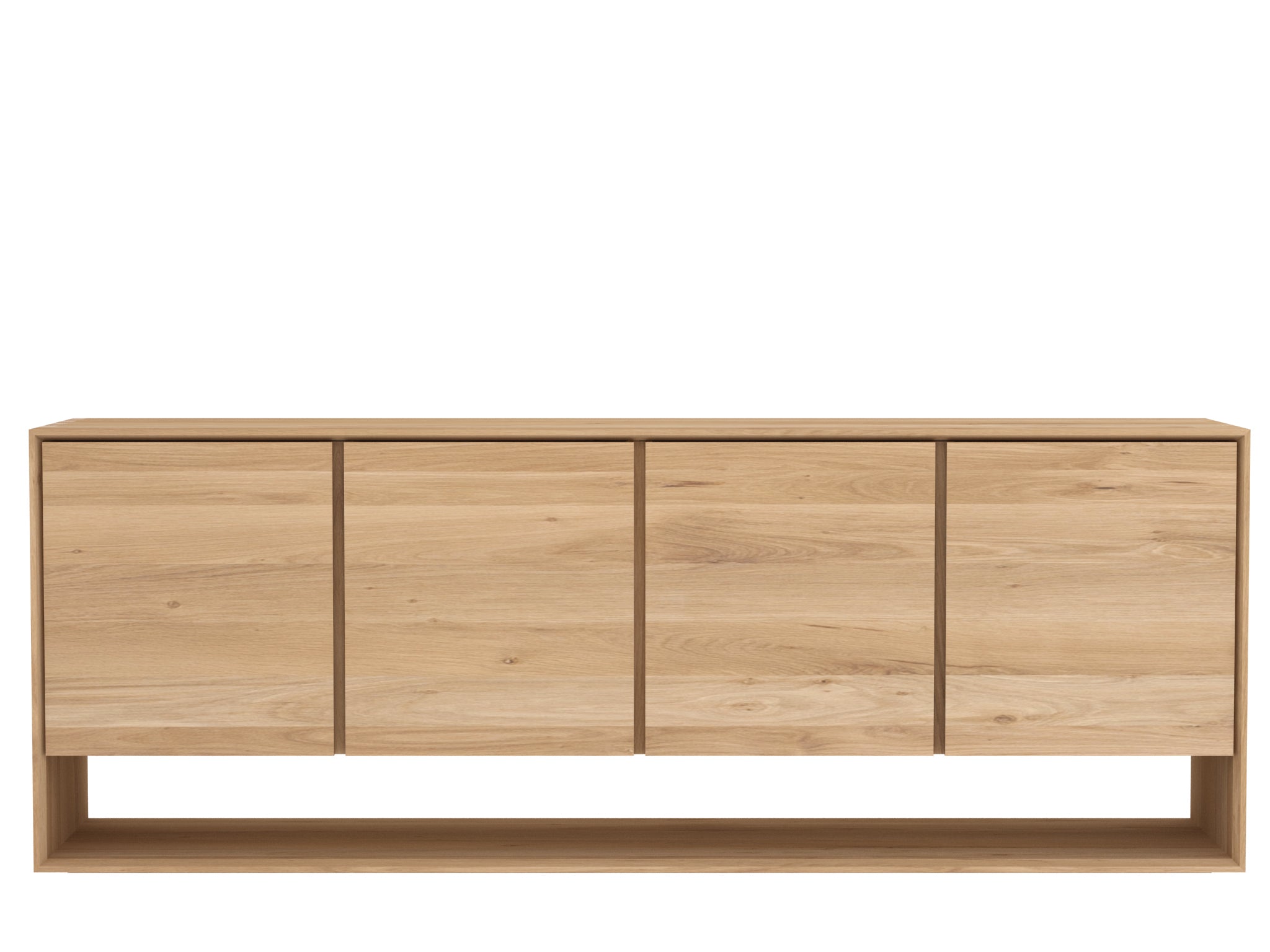 Ethnicraft - Buffet Nordic - Chêne massif - 4 portes - L.210 x 45 x H78