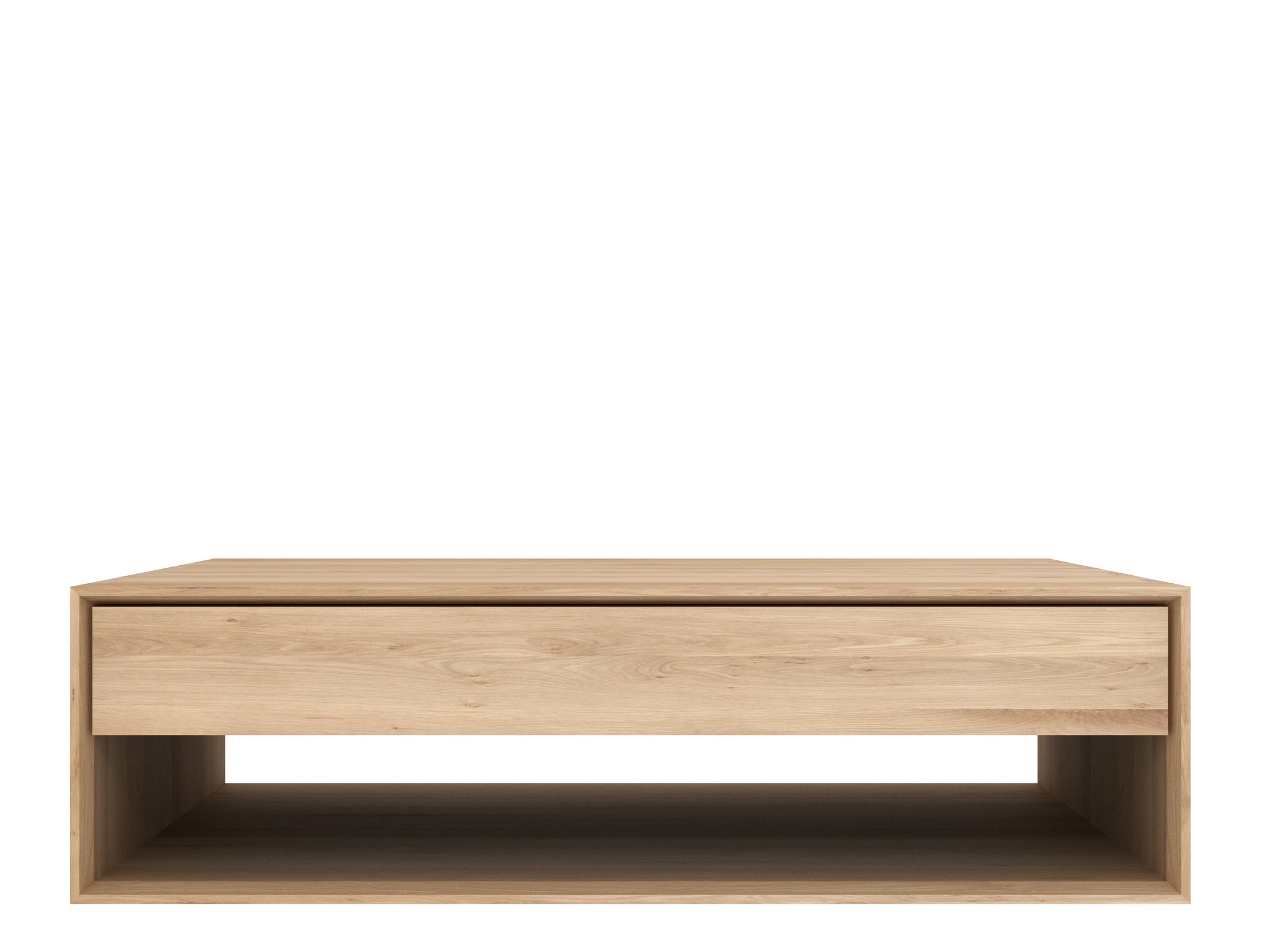 Ethnicraft - Table basse Nordic - Chêne massif - 1 tiroir - 120x70xH35