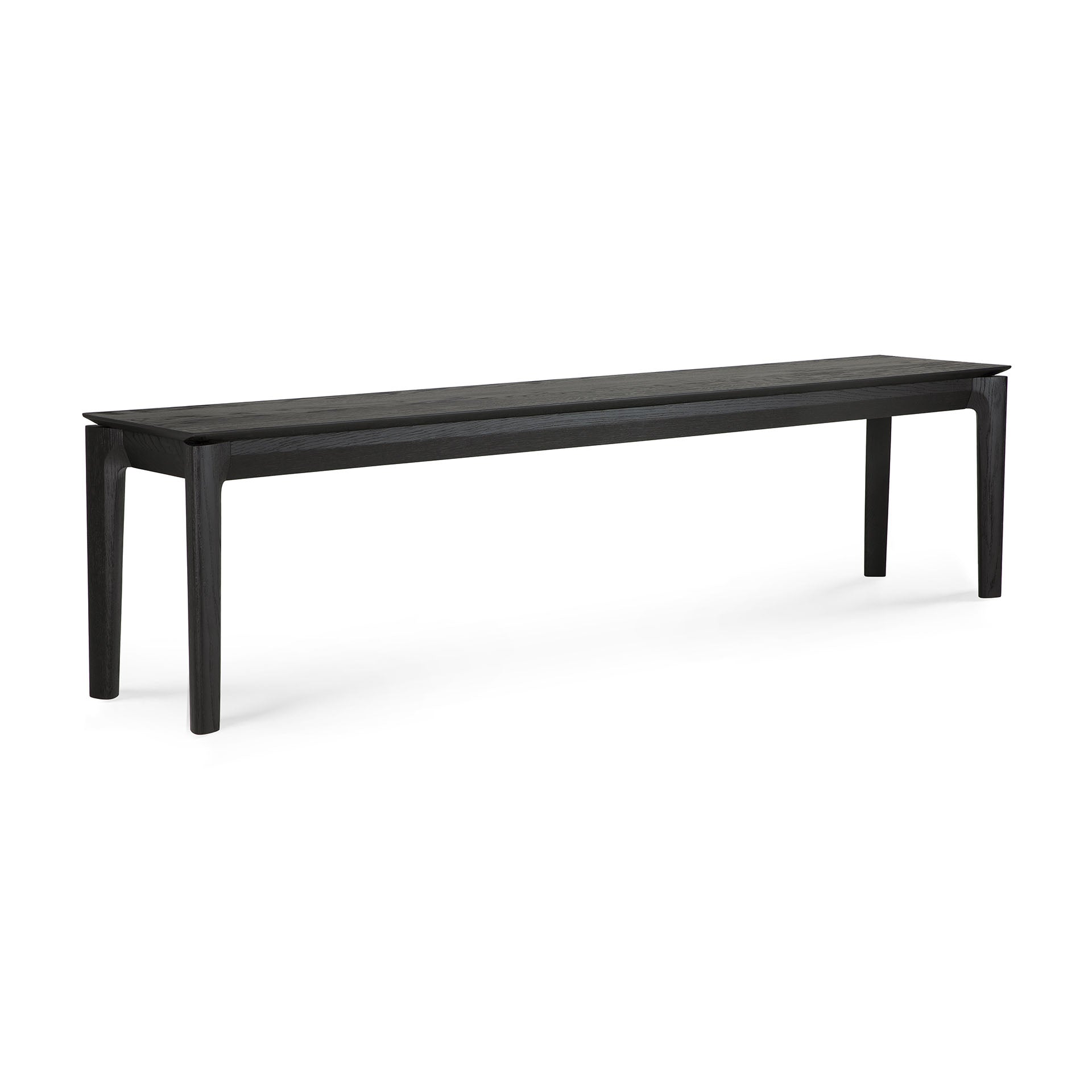 Ethnicraft - Banc Bok black - Chêne verni noir - 186x35x46