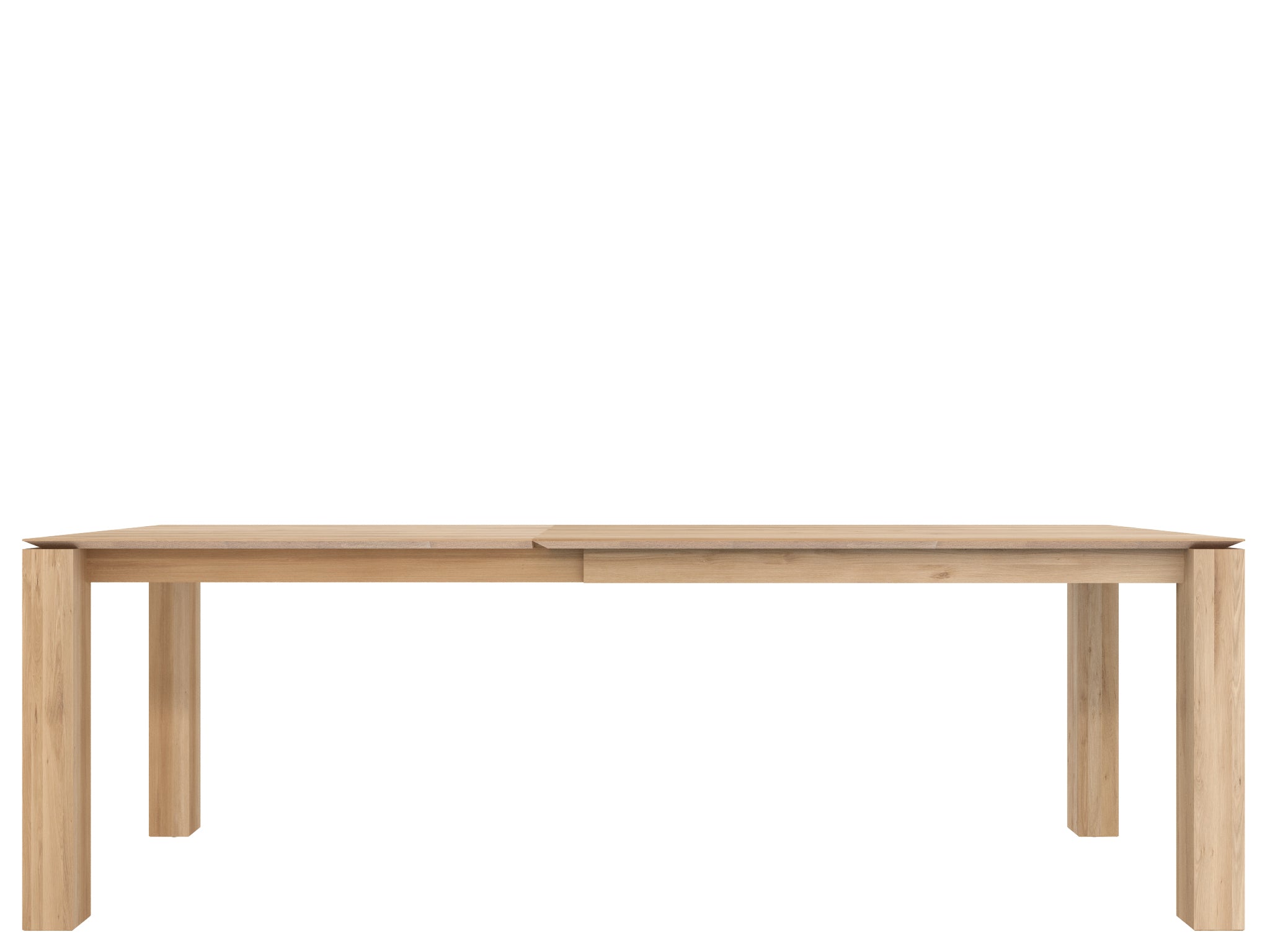 Ethnicraft - Table Slice à allonges - Chêne huilé - 140/220 x 90 x H.76