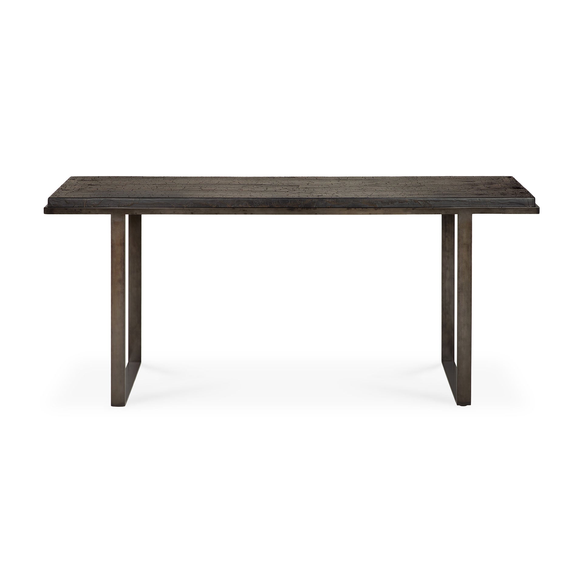 Ethnicraft - Console Stability – terre d'ombre - 170x 40 x H75