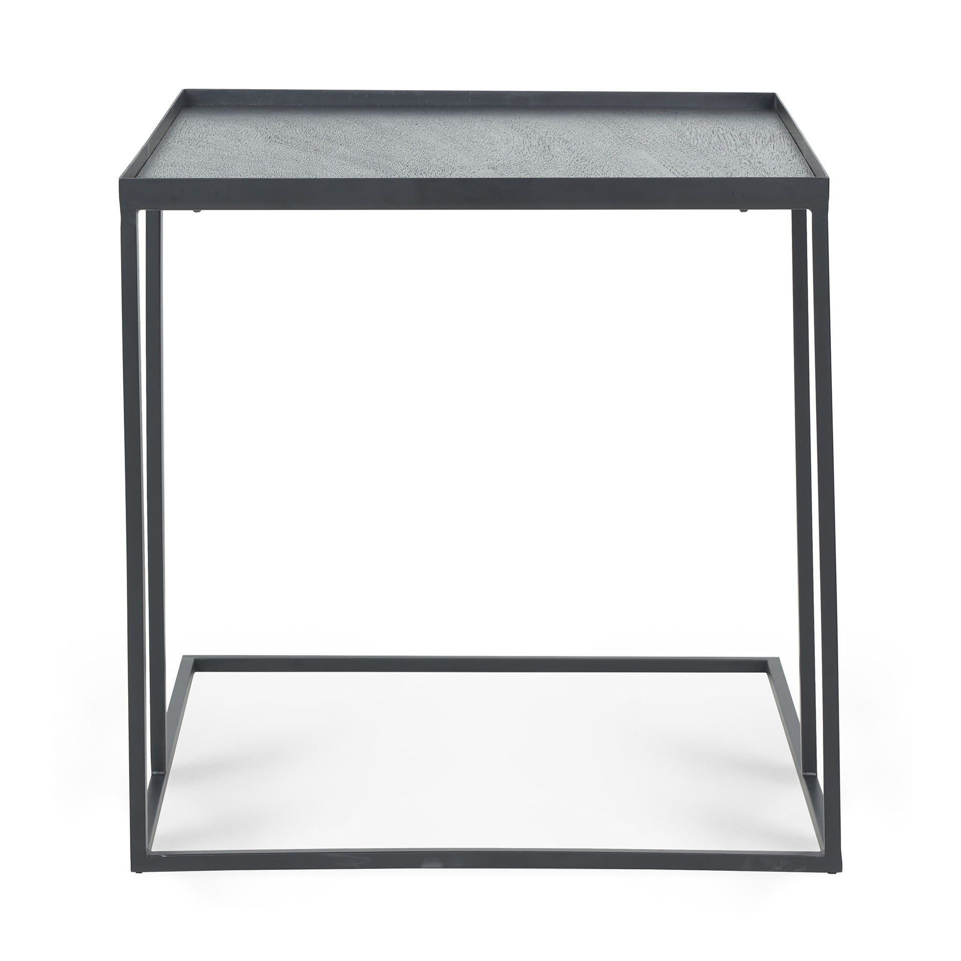 Ethnicraft - Table d'appoint à plateau Square – L- 52 x 52 x H50