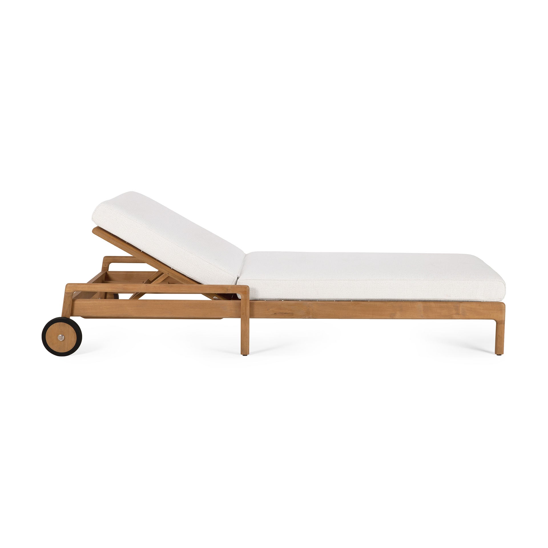 Ethnicraft - Coussin (épais) pour chaise-longue inclinable Jack en teck – blanc cassé
