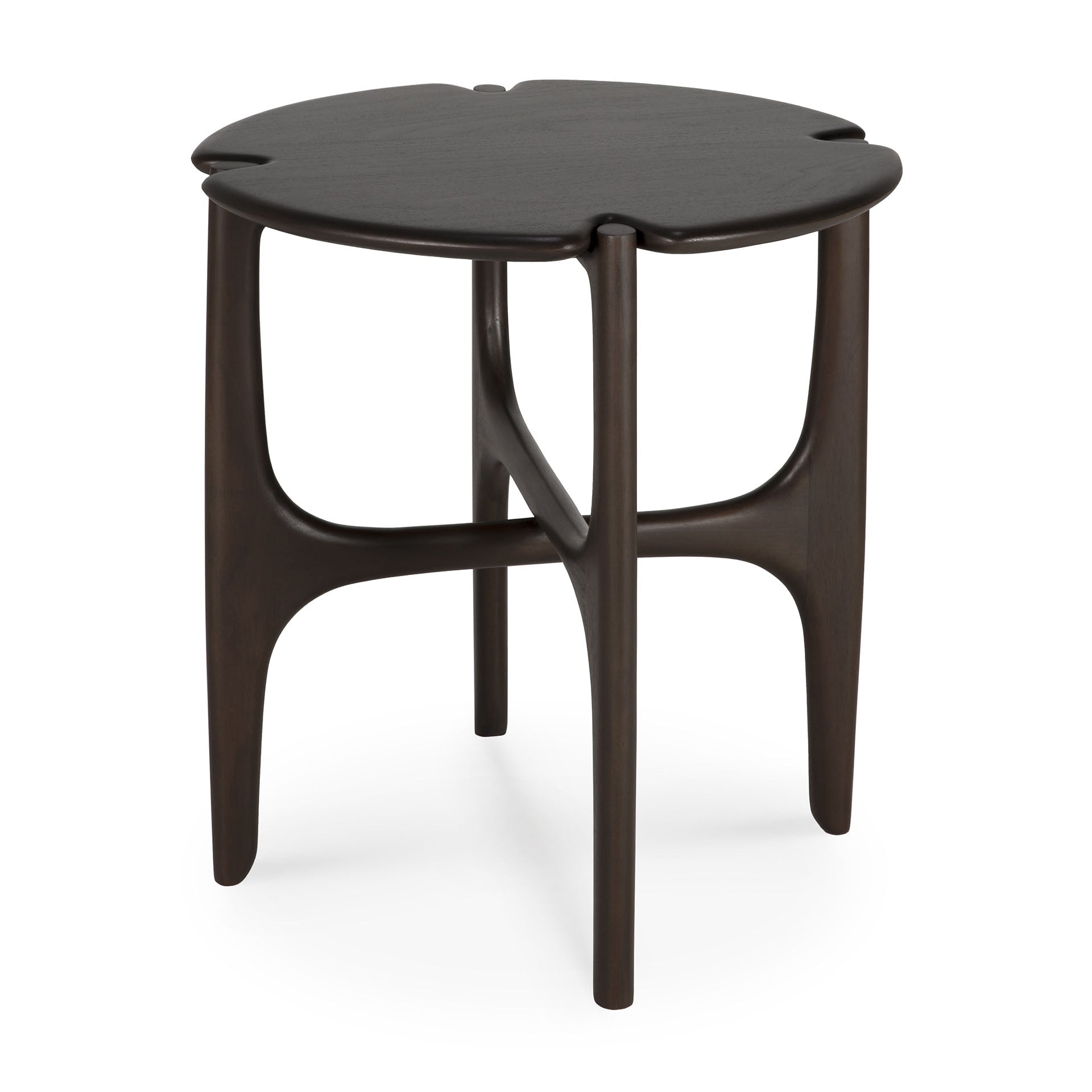 Ethnicraft - Table d'appoint "PI" - acajou - 47 x 47 x H50