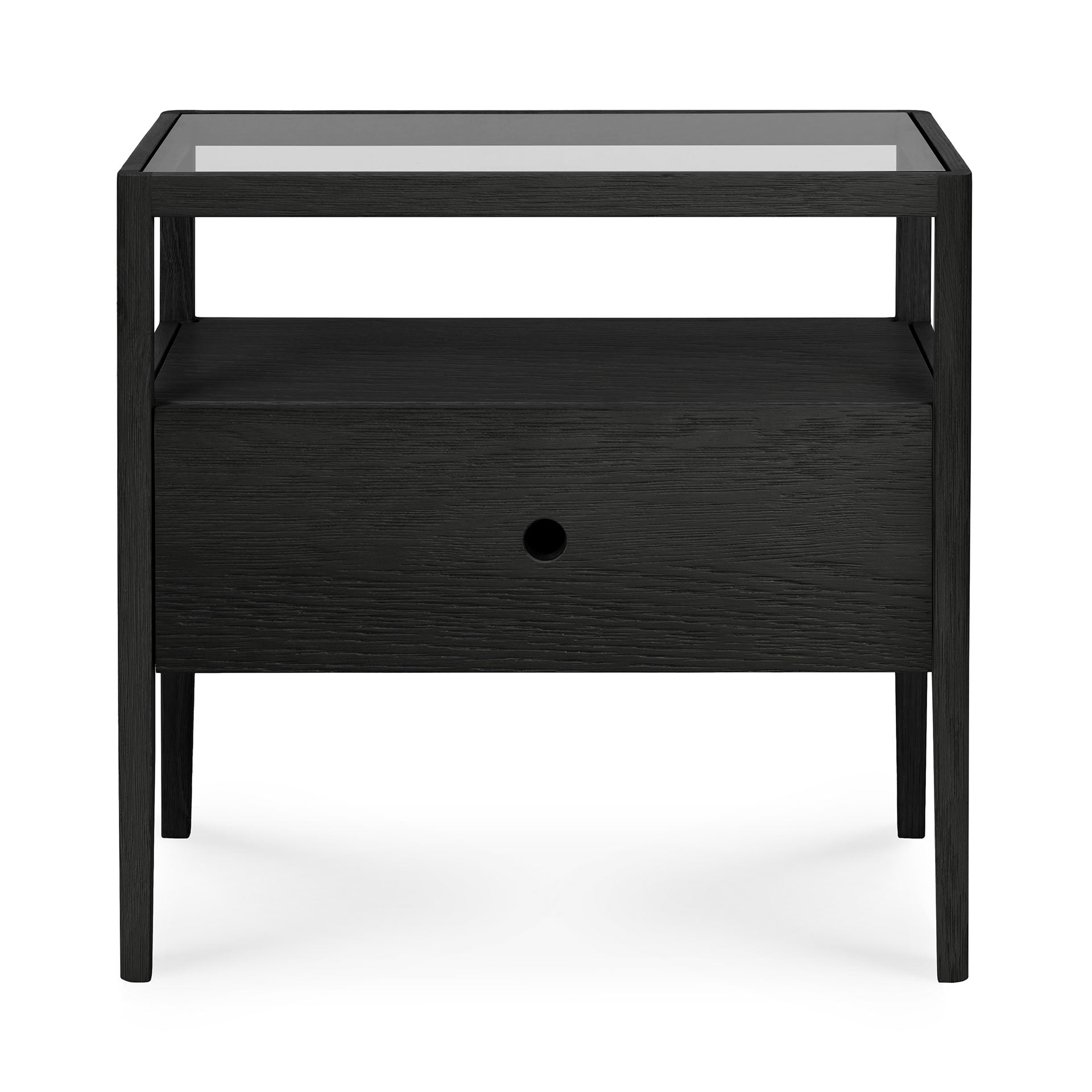 Ethnicraft - Table de chevet Spindle - Chêne noir
