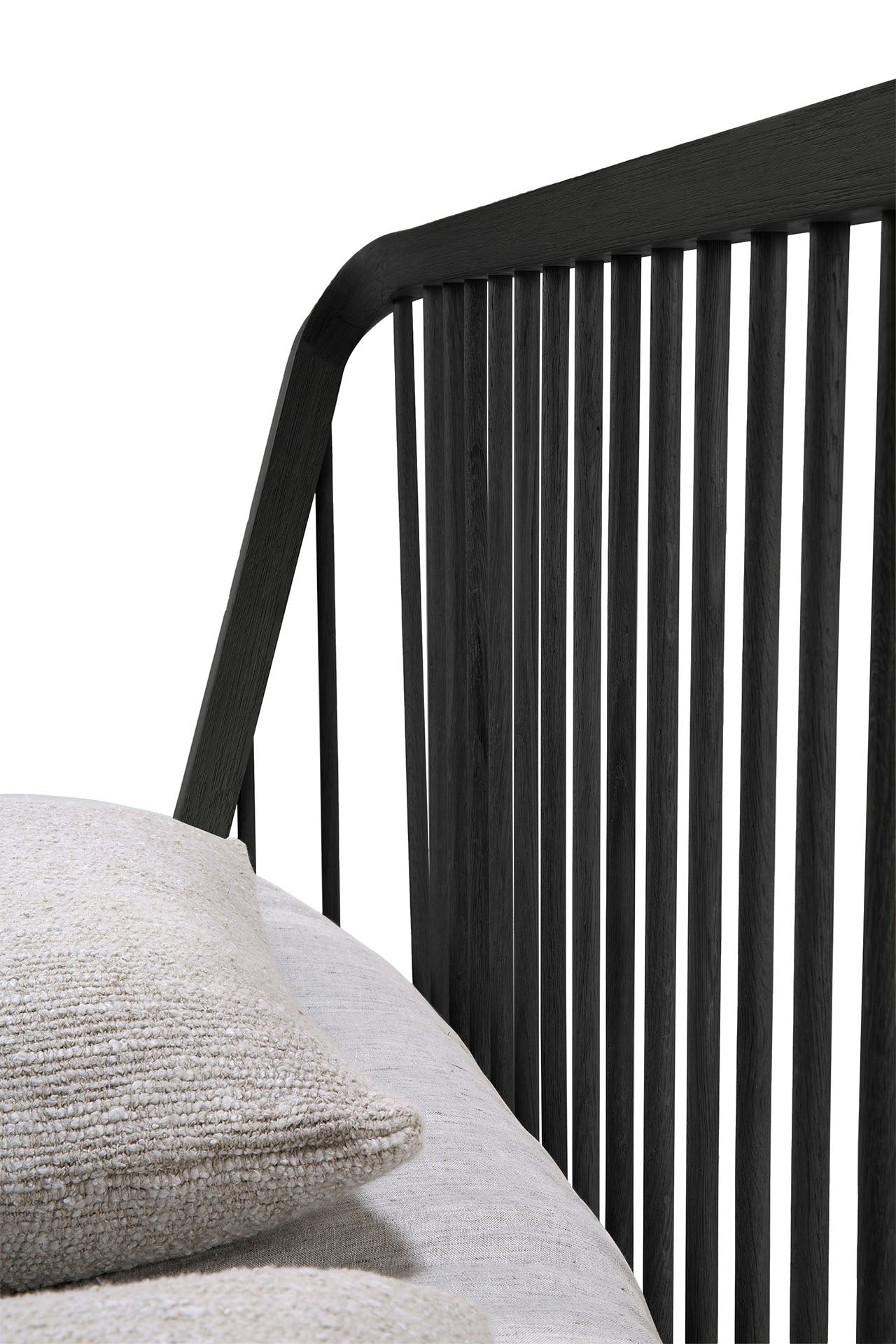 Ethnicraft - Lit Spindle - Chêne noir - 170x210x97 (couchage 160)