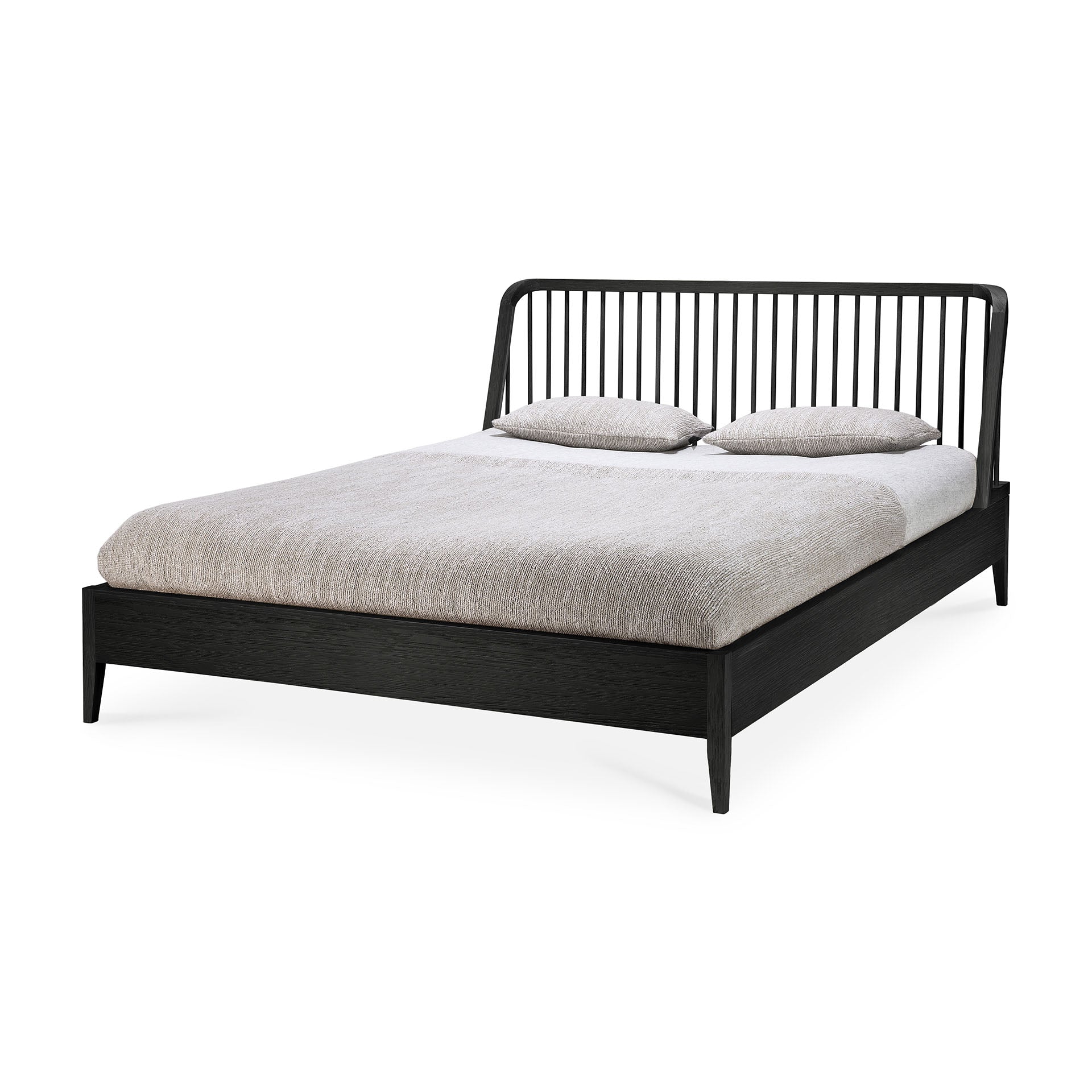 Ethnicraft - Lit Spindle - Chêne noir - 190x210x97 (couchage 180)