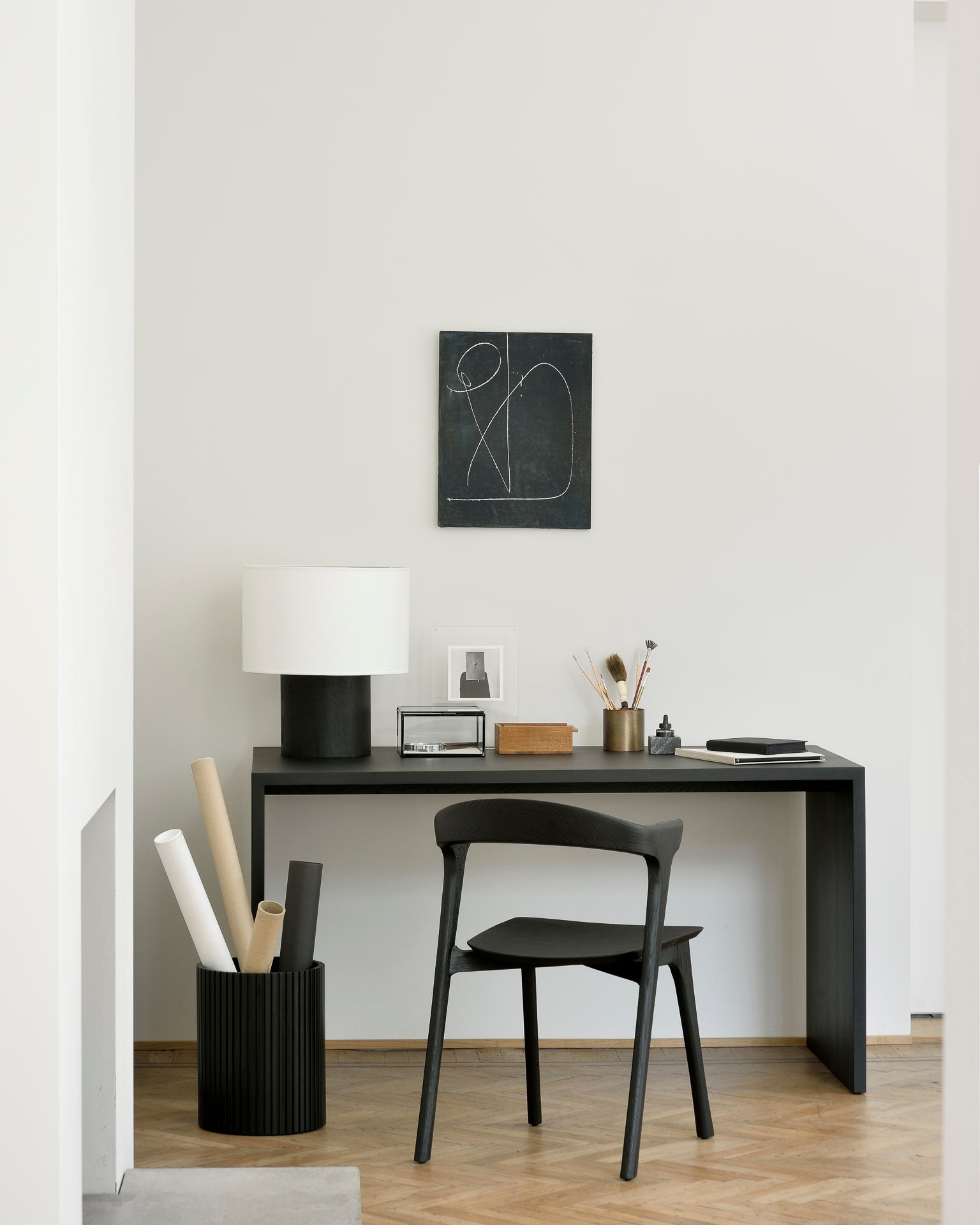 Ethnicraft - Bureau U - Chêne noir - 140 X 70 x 76