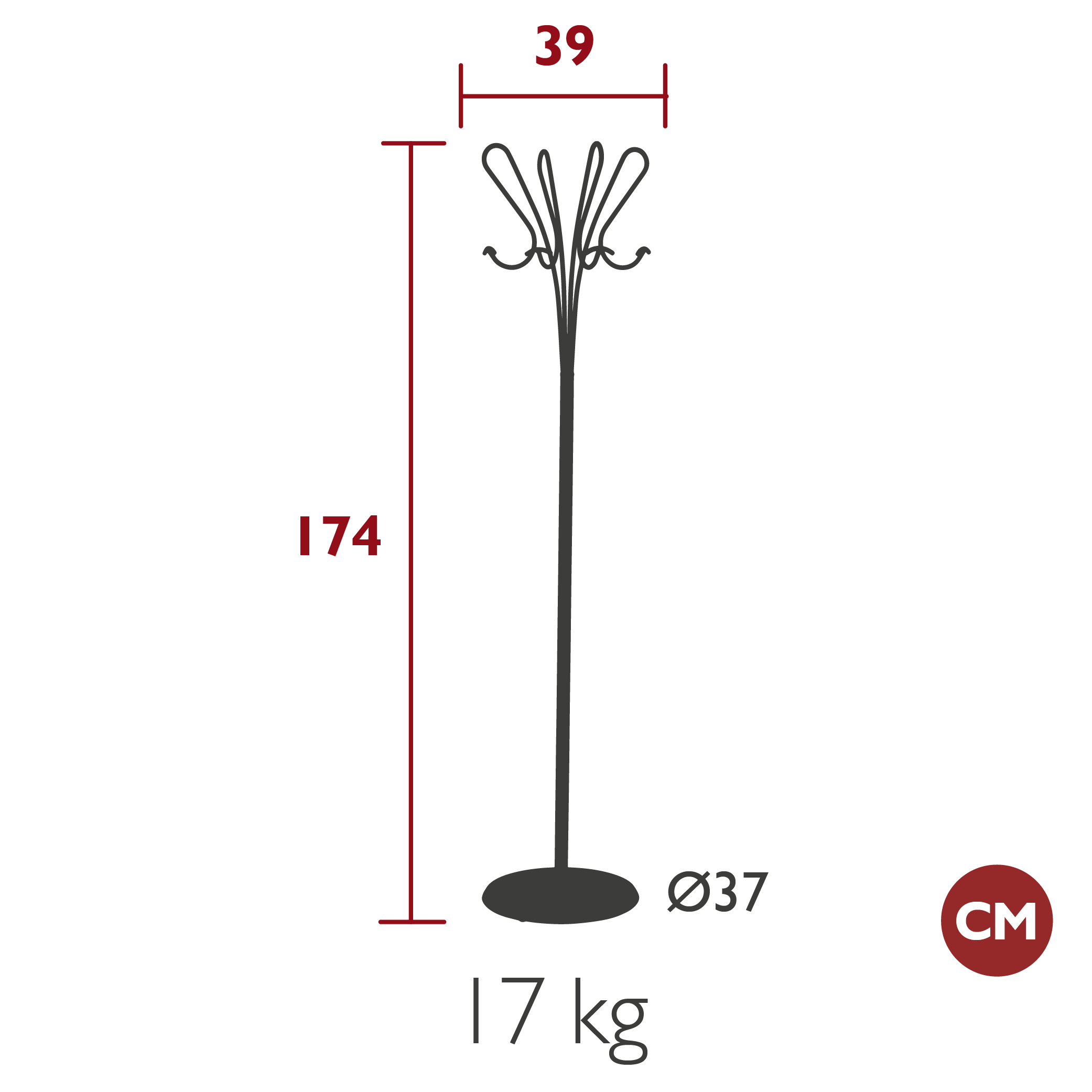Fermob - Indoor / Outdoor - Portemanteaux Accroche Coeur
