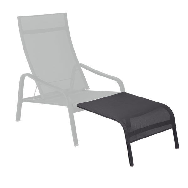 Fermob - Alizé - Fauteuil Bas et Repose-pieds - Carbone