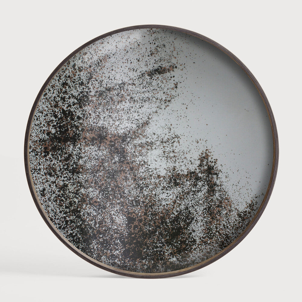 Ethnicraft - Plateau Aged Clear Miroir - Rond - S - 48 x 48 x H4 (-30%)