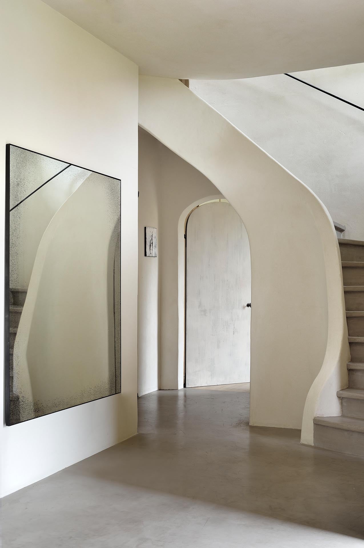 Ethnicraft - Miroir mural Aged Clear  - 122 x 3 x 153