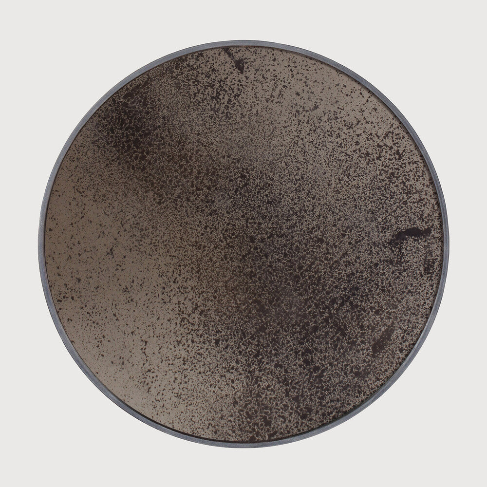 Ethnicraft - Miroir mural Aged Bronze - Diamètre 121 x 3