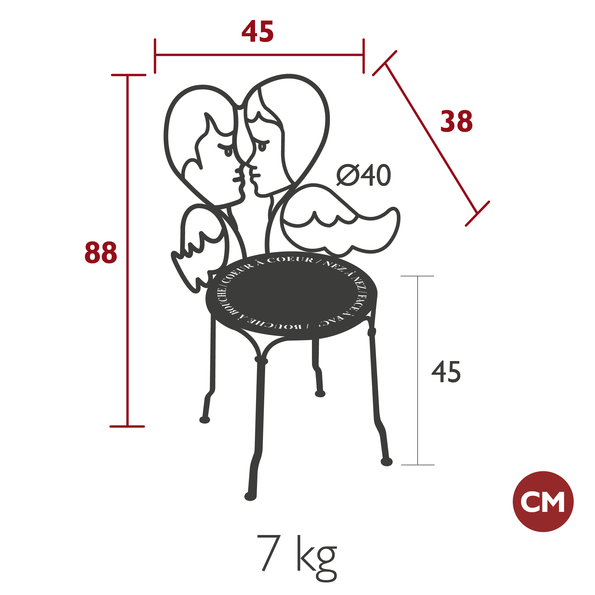 Fermob - Ange - Chaise - Jean-Charles de Castelbaljac