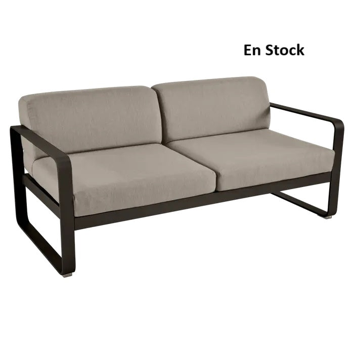 Fermob - Bellevie - Canapé 2 places - Tonka - Coussins Taupe (En stock)