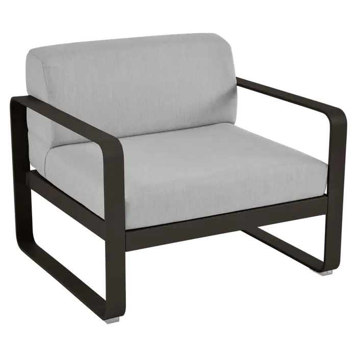 Fermob - Bellevie - Canapé (Fauteuil) - Tonka - Coussins gris flanelle (En stock)