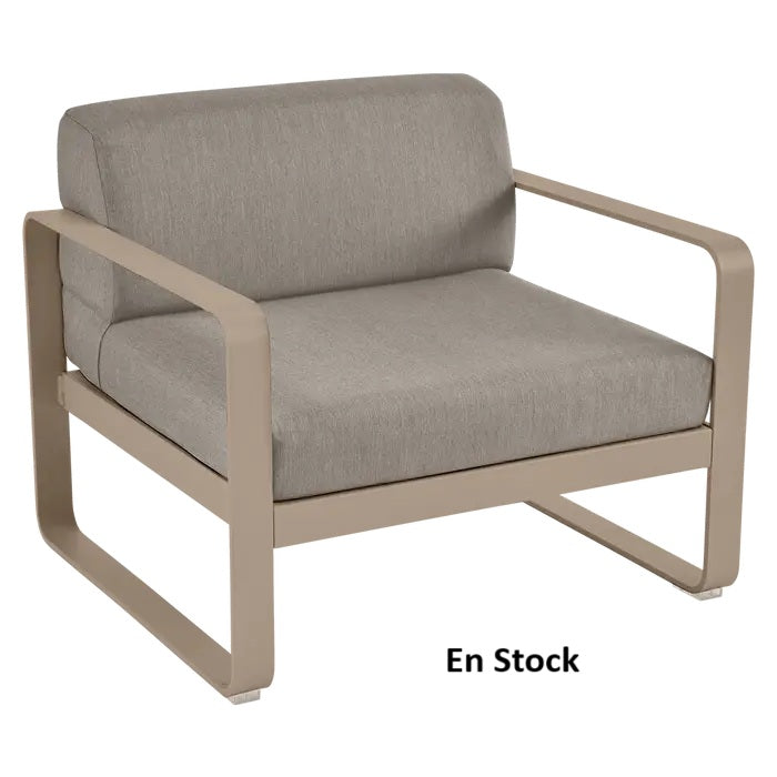Fermob - Bellevie - Canapé (Fauteuil) - Muscade - Coussins Taupe (En stock)
