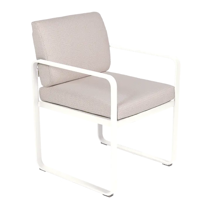 Fermob - Bellevie - Fauteuil Repas - Coussin Perle