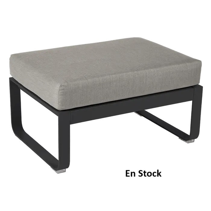 Fermob - Bellevie - Canapé (Pouf) - Carbone - Coussins Taupe (En stock)