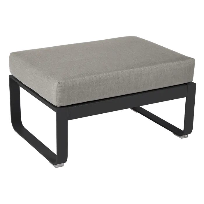 Fermob - Bellevie - Canapé (Pouf) - Carbone - Coussins Taupe (En stock)