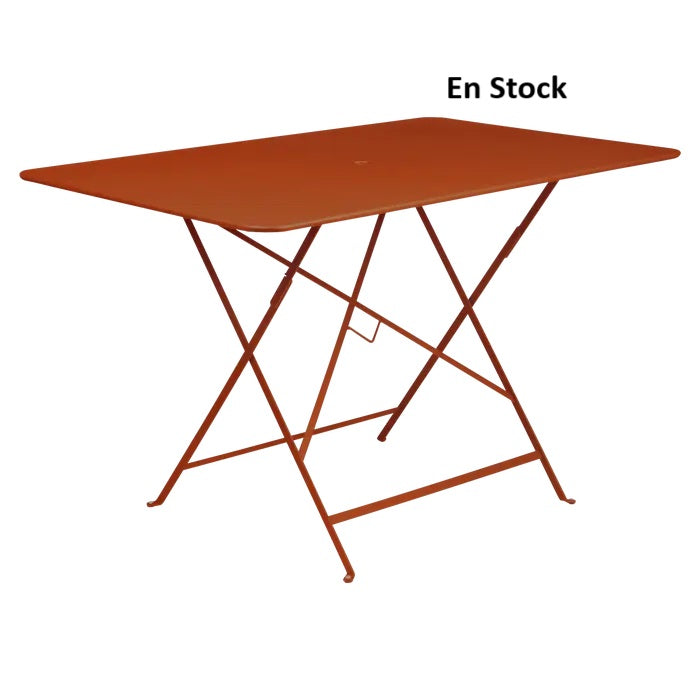 Fermob - Bistro - Table - 117 x 77 x H74 - Acier - Orange Confite (En stock)