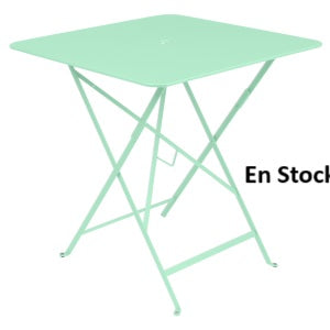 Fermob - Bistro - Table - 71 x 71 x H74 - Acier - Opaline (En stock)