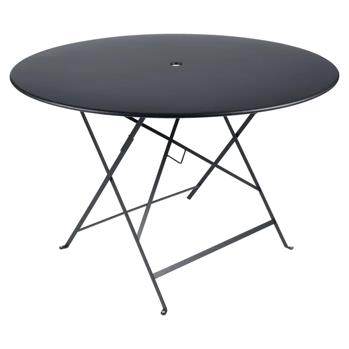 Fermob - Bistro - Table Ronde - Diamètre 117 cm - Acier - Carbone (En Stock)