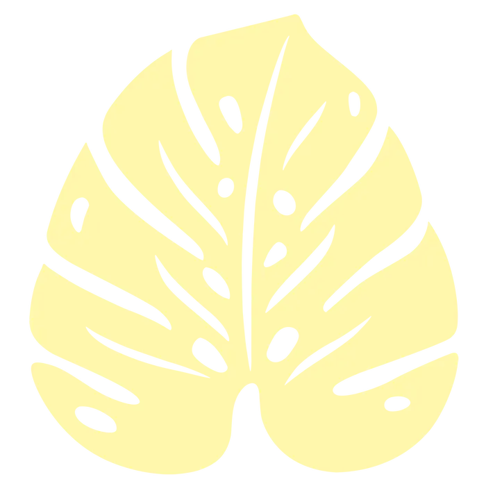 Fermob - Dessous de Plat Monstera - Citron Givré