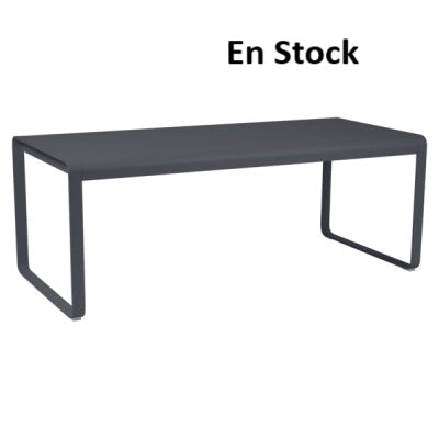 Fermob - Bellevie - Table - 196 x 90 x H74 - Carbone (En stock)