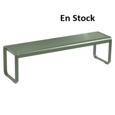 Fermob - Bellevie - Banc 3 places sans dossier - Cactus (En stock)