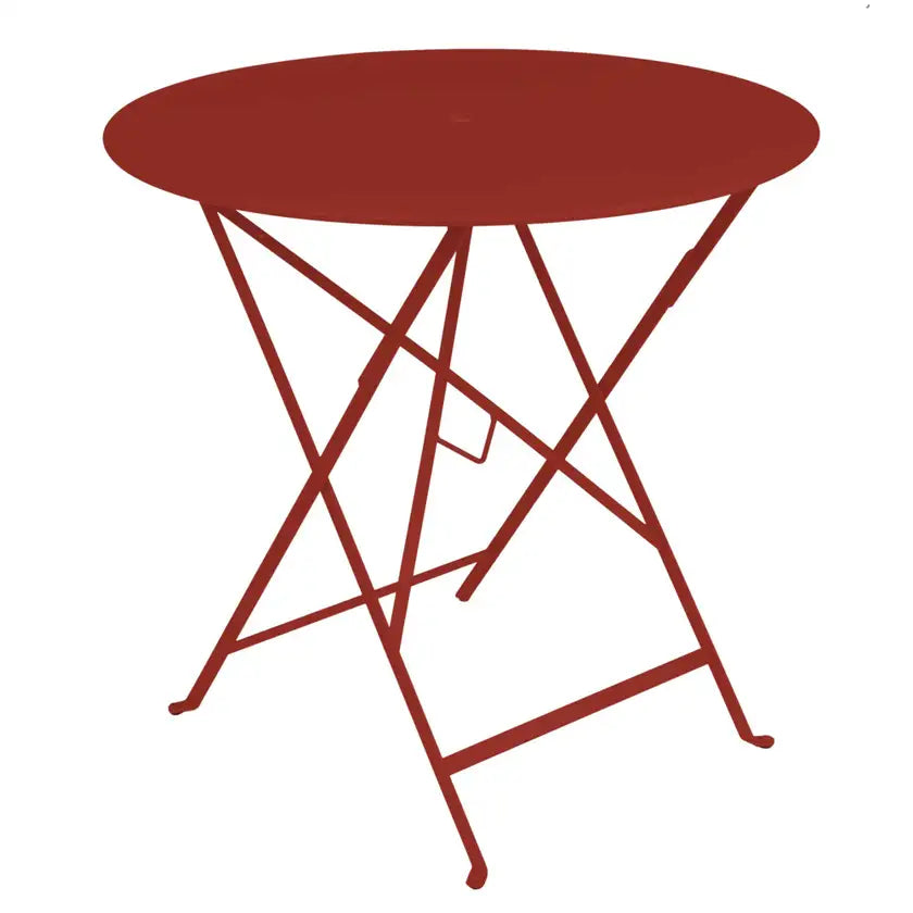 Fermob - Bistro - Table Ronde - Diamètre 77 cm - Acier - Piment