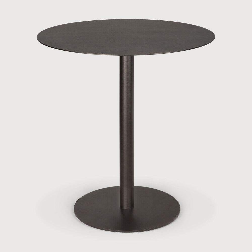 Ethnicraft - Table Blend ronde - Dark Bronze - Diam. 70 x H76