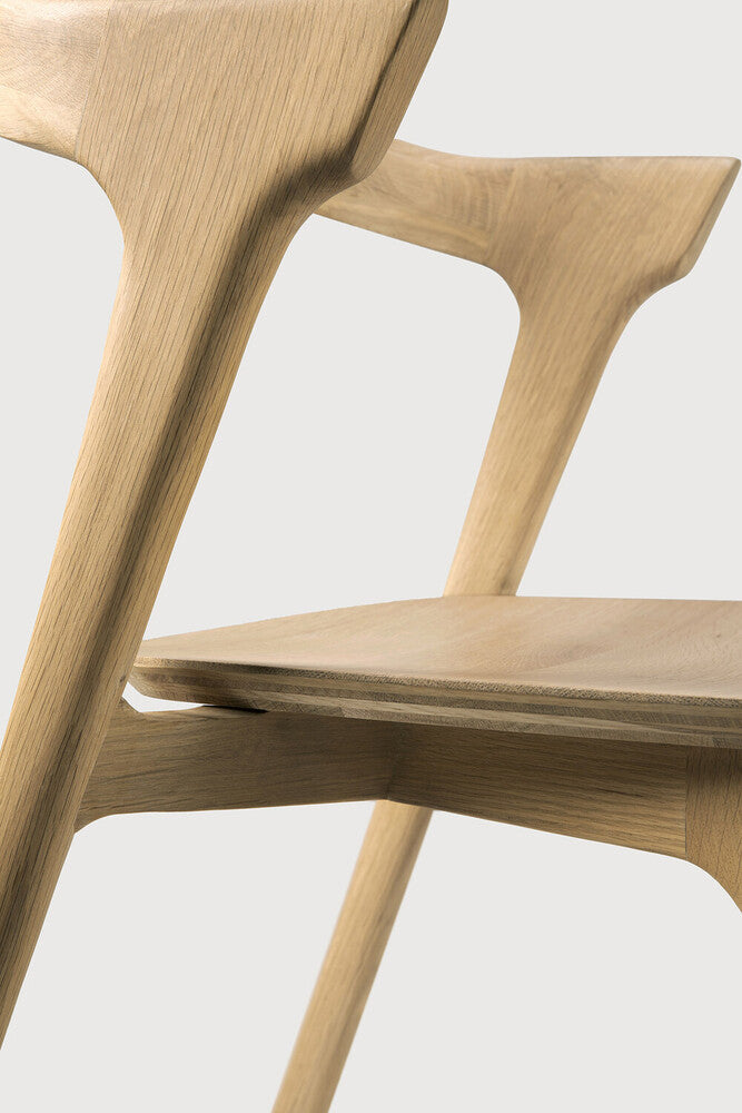Ethnicraft - Chaise Bok - Chêne verni - Assise bois