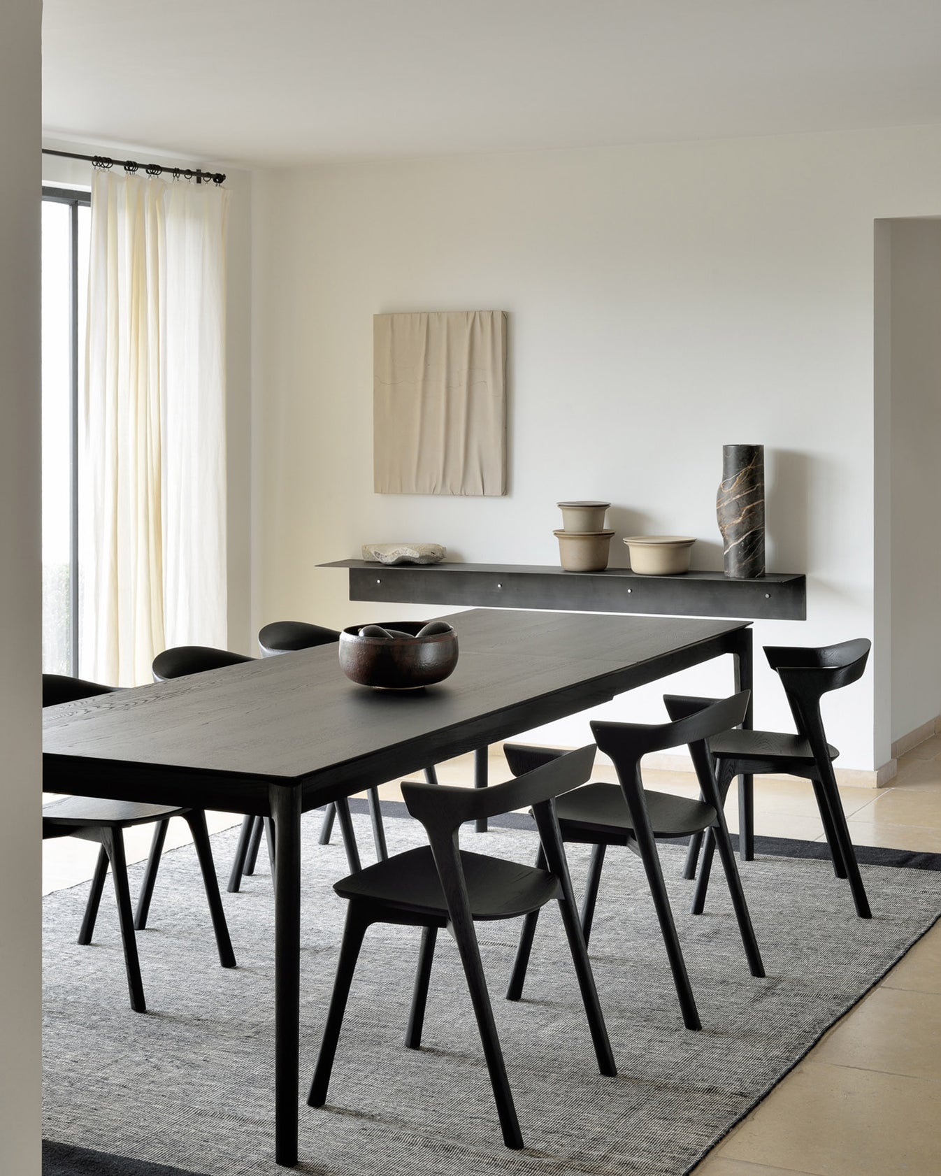 Table extensible en chêne naturel allonges chêne 180x100 cm - Albâtre | Maison Table extensible en chêne naturel allonges chêne 180x100 cm - Albâtre | Maison